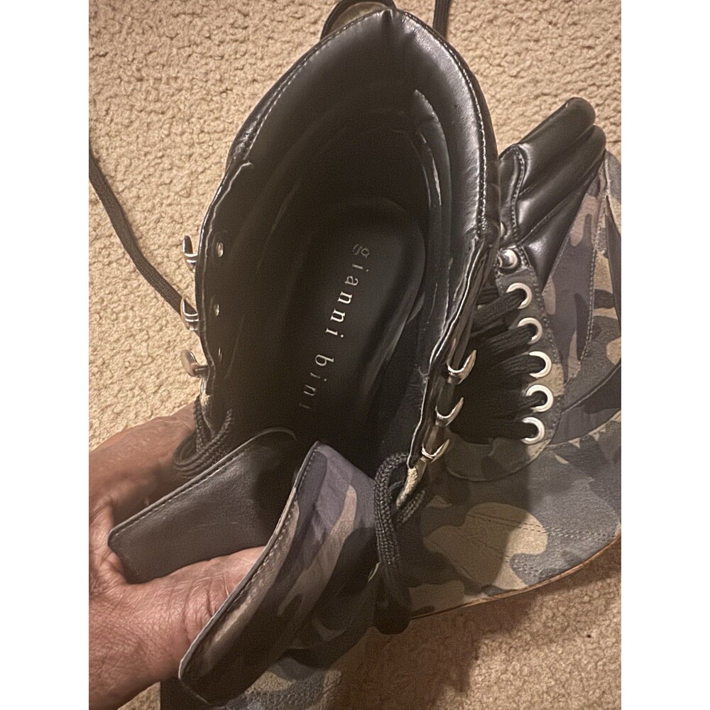 Gianni Bini  Camo Heeled Ankle Boots  Size 10M - Picture 10 of 15
